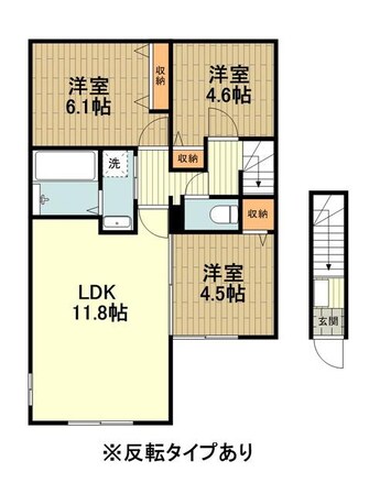 フォレスタ来耶摩の物件間取画像